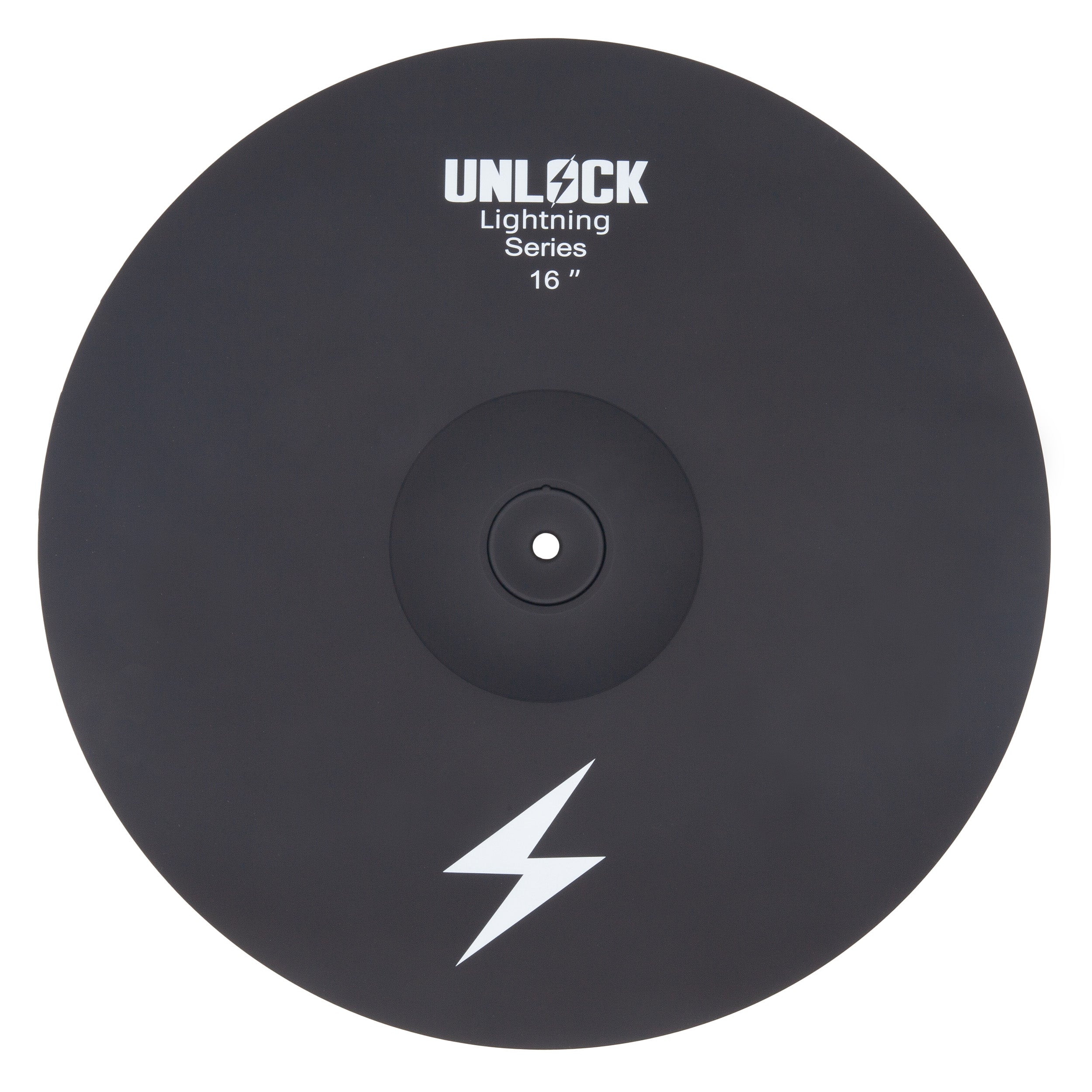 Unlock Lightning 16 inch 2-zone crash cymbal black