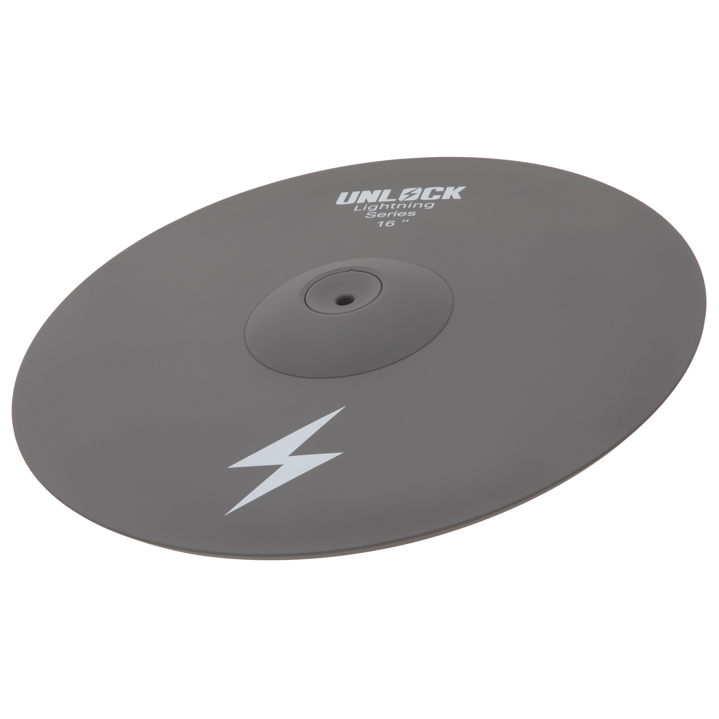 Unlock Lightning 16 inch 2-zone crash cymbal grey