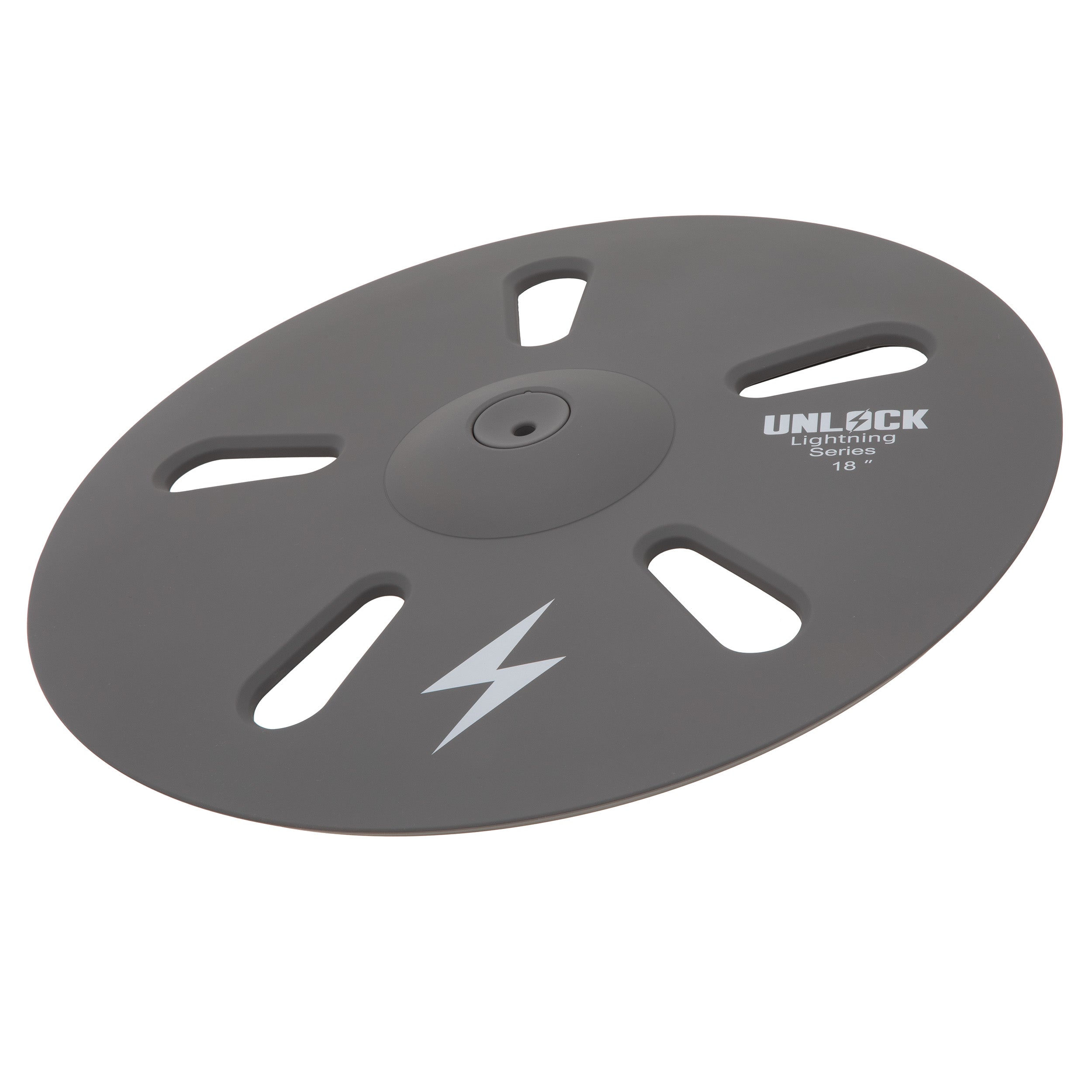 Unlock Lightning 18 inch 3-zone FX cymbal grey