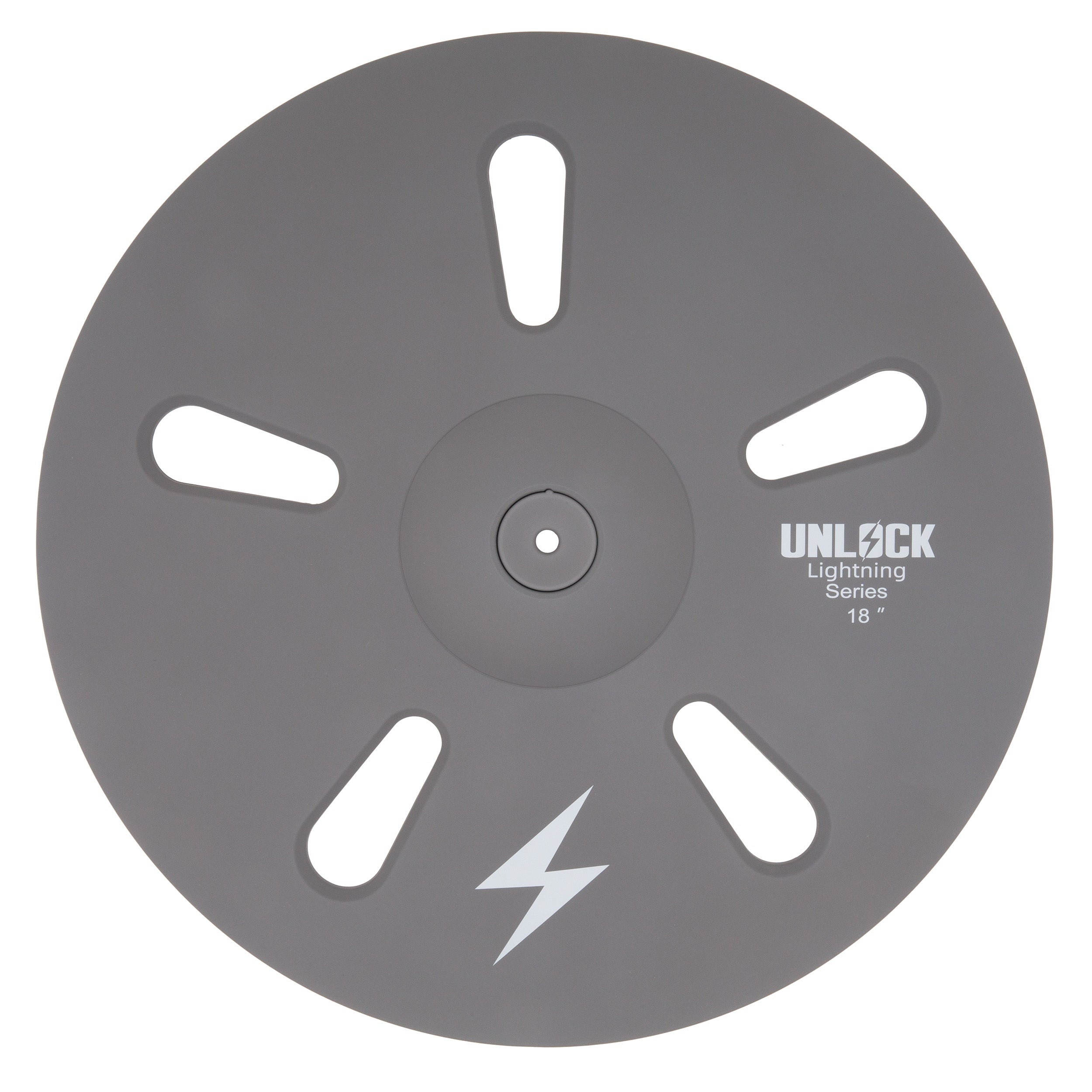 Unlock Lightning 18 inch 3-zone FX cymbal grey