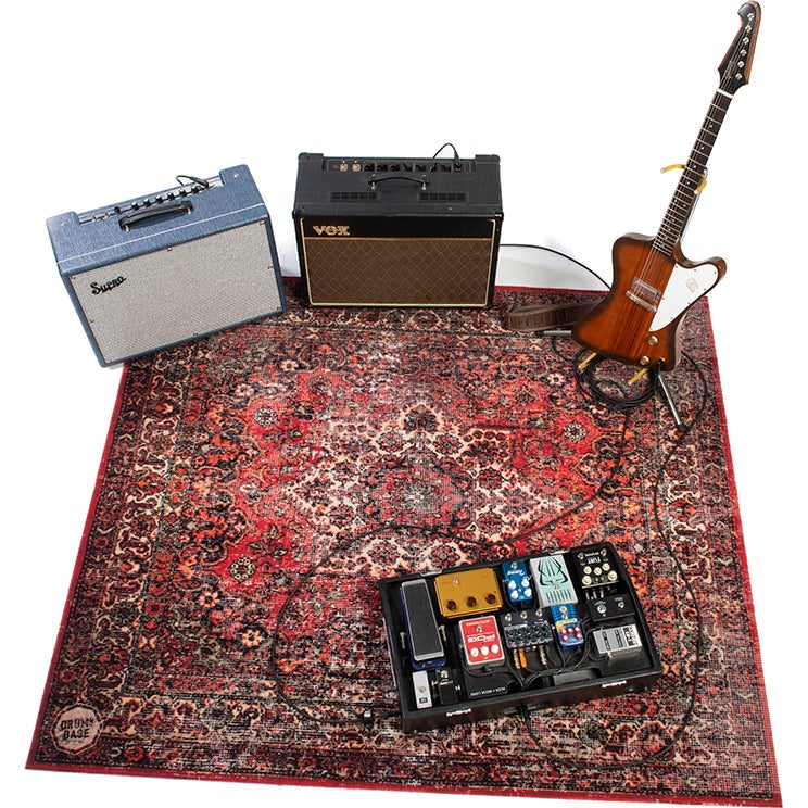 DRUMnBASE Vintage Persian Club Series Original Red 185x160cm