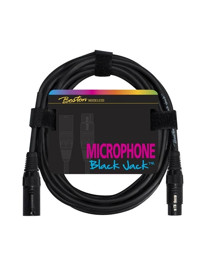 Boston MC-220 Black Jack XLR microphone cable 2m