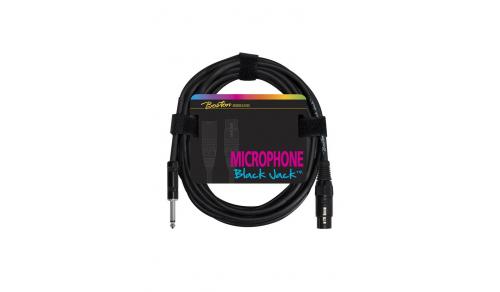 Boston MC-230 Black Jack XLR to jack microphone cable 2m
