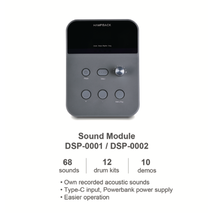 Hampback MK-0 electronic drum set for beginners and children