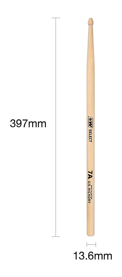 Baquetas Wincent 7A Select Series - W-DB7A
