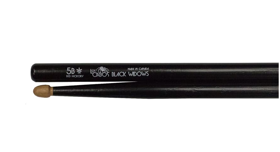 Los Cabos 5B Black Widow Red Hickory Wood Tip
