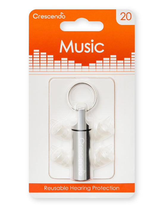 Crescendo Music 20 musician earplugs