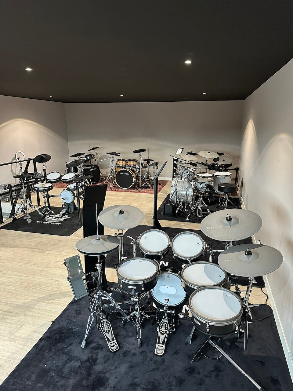 Vybe Drums showroom - Your E-Drums Specialist to compare e-drums side by side