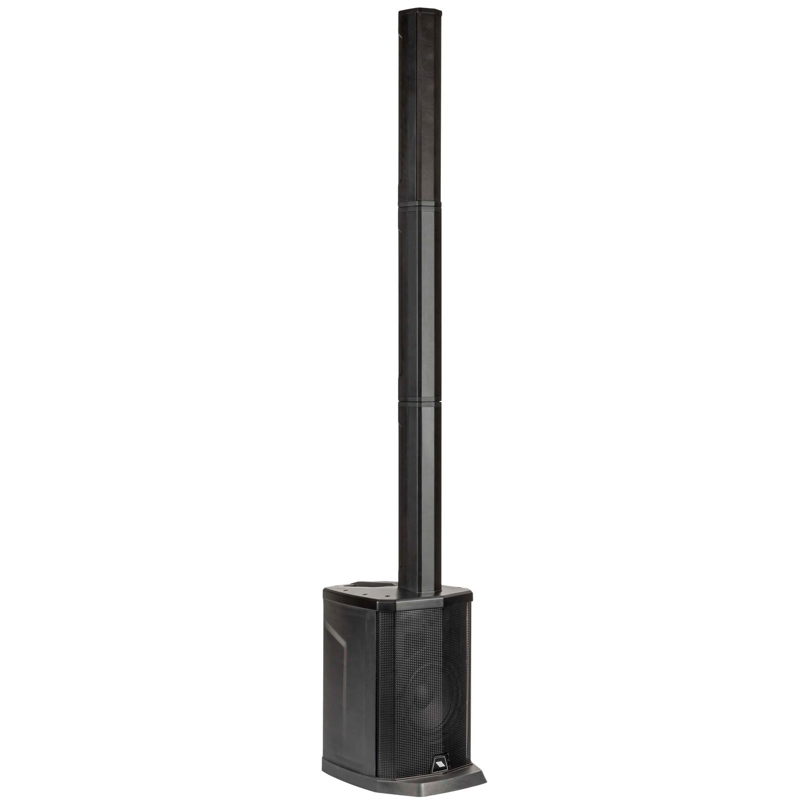 Proel Session 1 - 400 watt Pro audio PA set with 400 W Class D amp and three-piece fast-linking column speaker system.