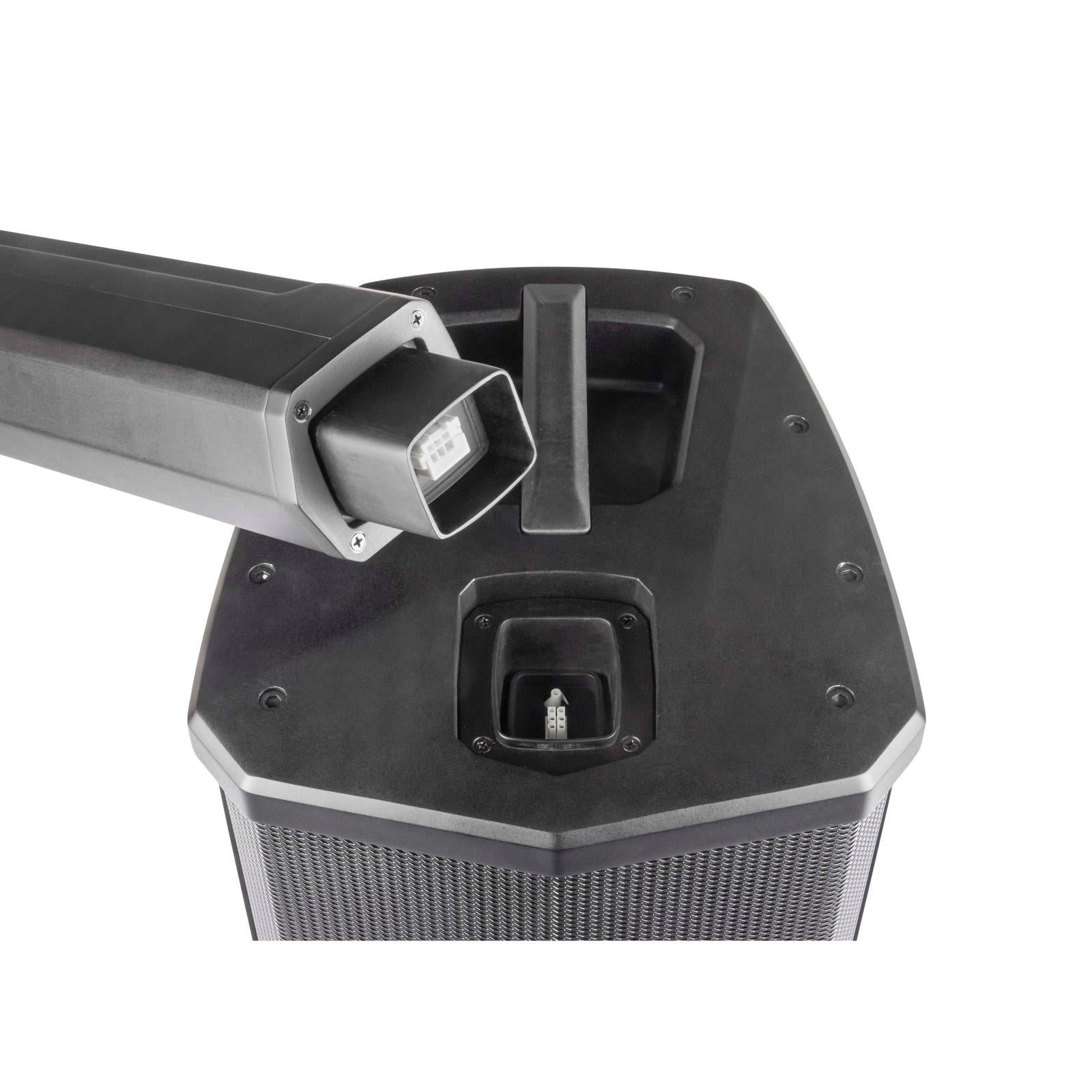 Proel Session 1 - 400 watt Pro audio PA set black column speaker with handle and connection port detail