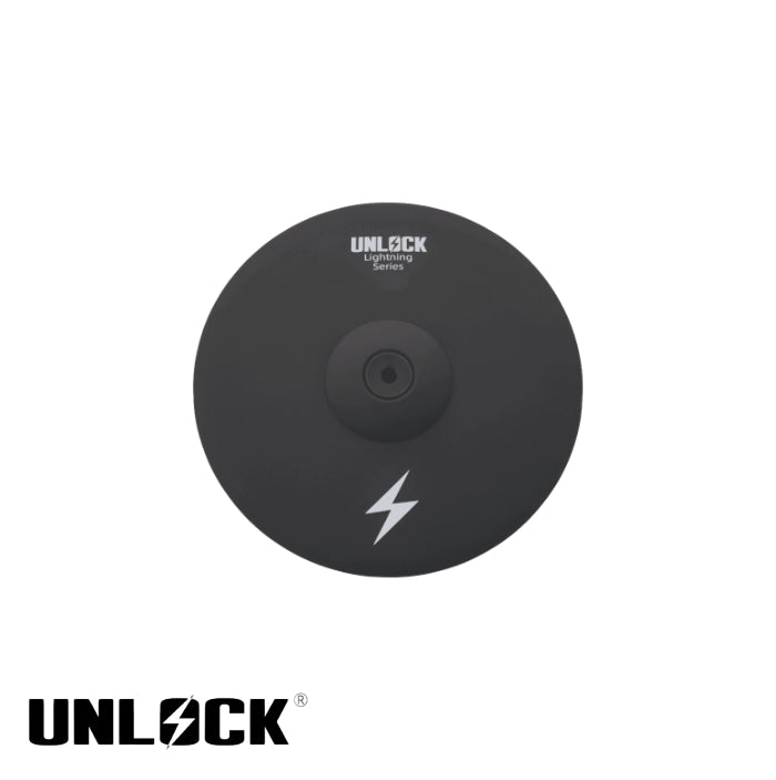 Unlock Lightning 9 inch 2-zone crash cymbal black