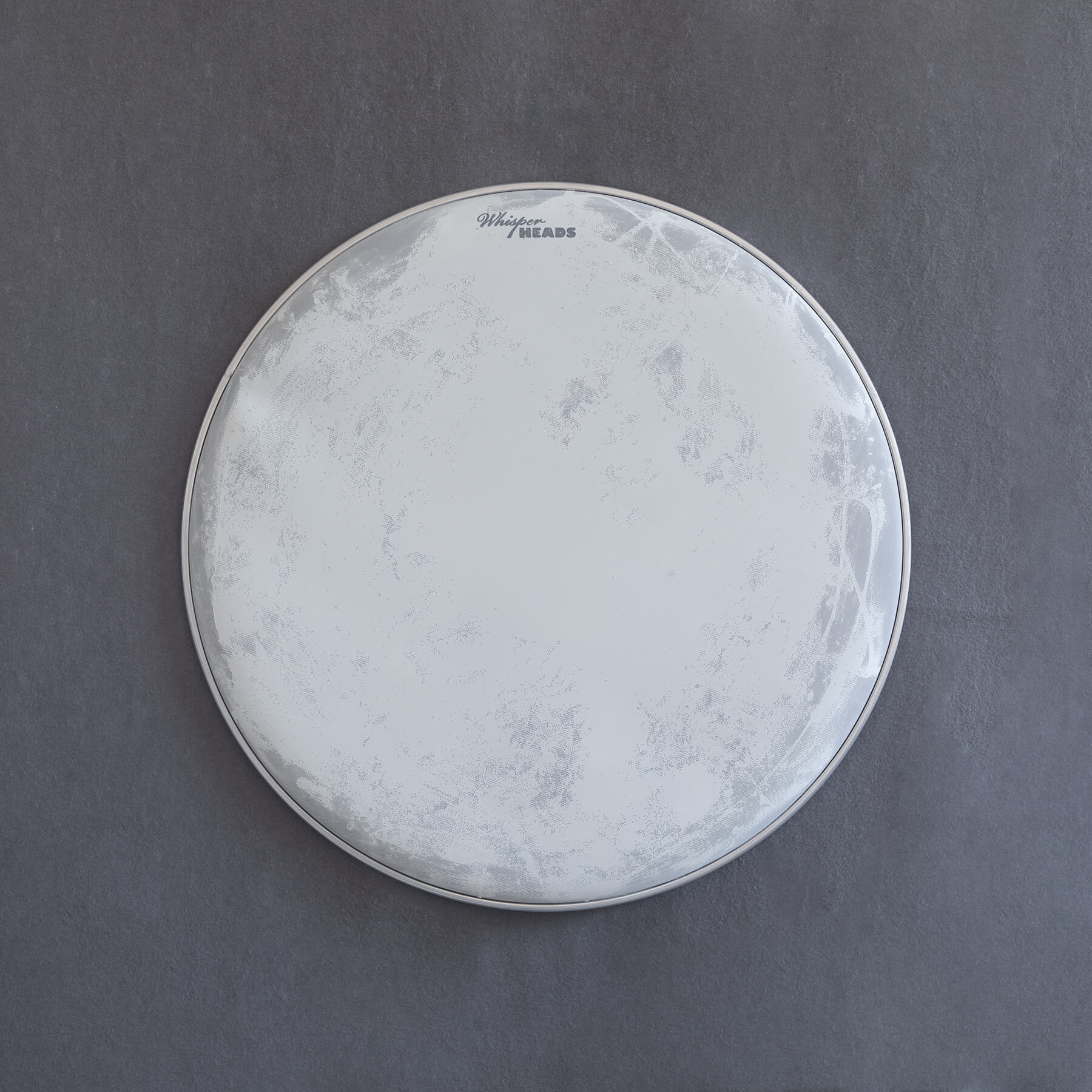 WhisperDrums WhisperHEADS 20 inch bass drum head, part of the 20-14-12-10-14 5-piece set