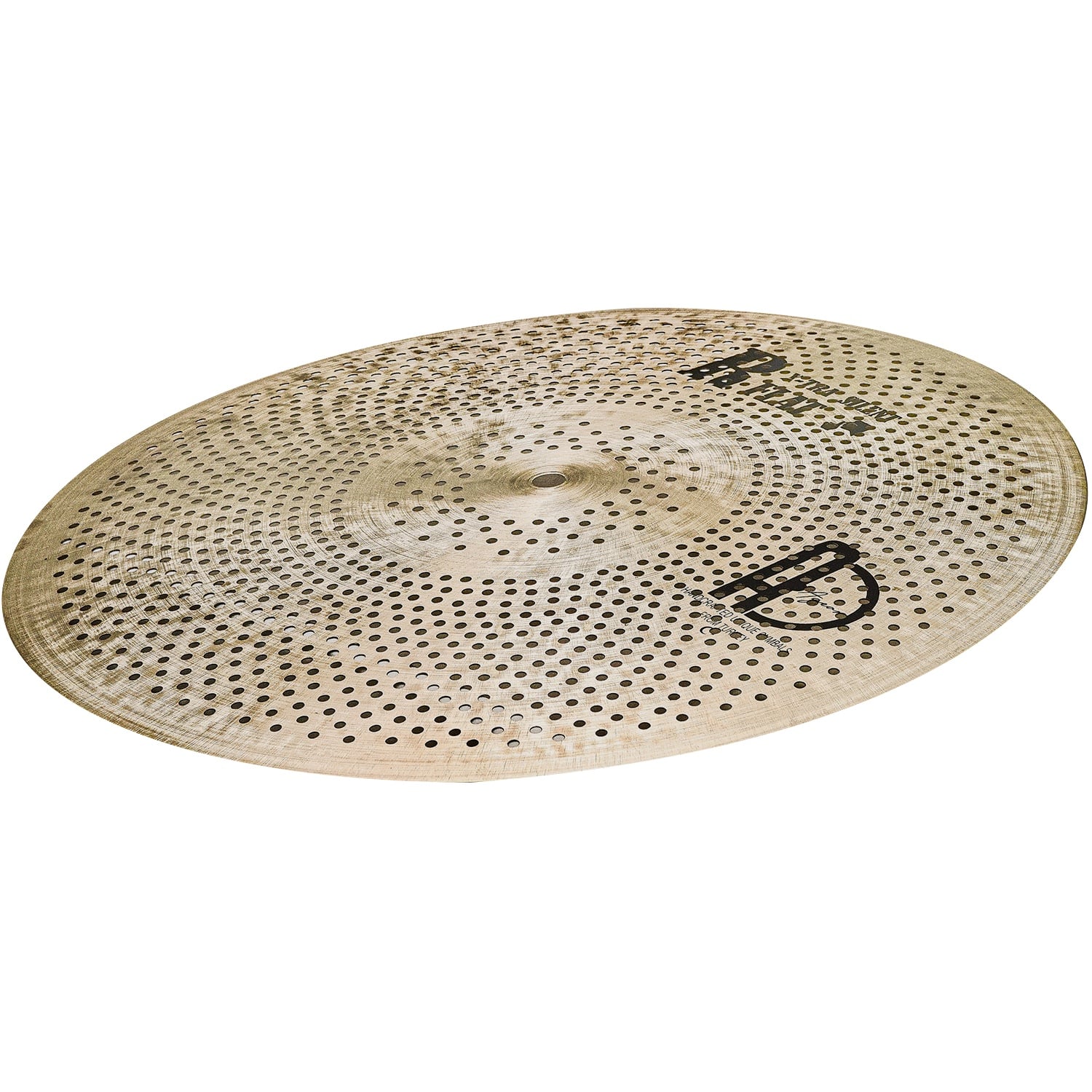 Agean R-Series Flat - Silent cymbal - 16" Crash designed for quiet practice in electronic drum setups.