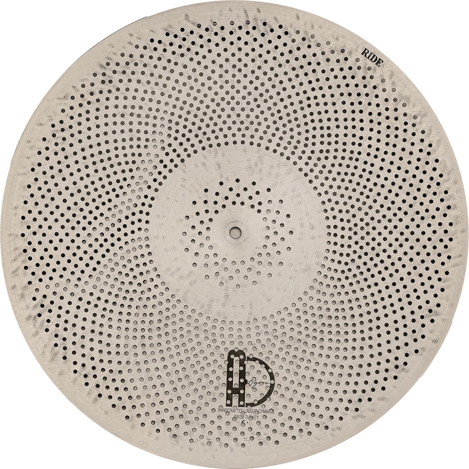Agean R-Series Flat - Silent cymbal - 20" Ride, perforated design for electronic drum kits by Agean.
