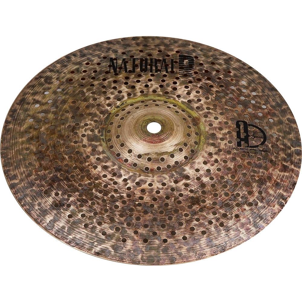 Agean R-Series Natural - Silent cymbal - 12" Splash with perforated design for reduced noise on electronic drums.