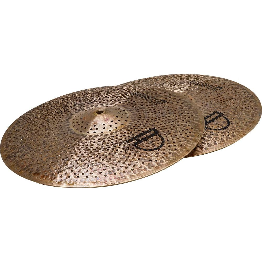 Agean R-Series Natural - Silent cymbal - 14" Hihat pair with hammered copper finish designed for electronic drums.