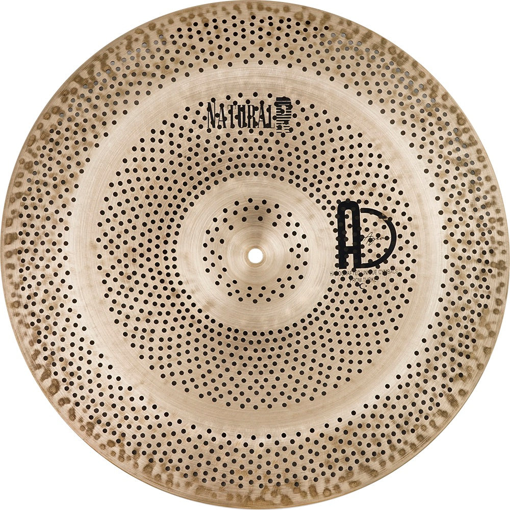 Agean R-Series Natural - Silent cymbal - 18" China with perforated design for electronic drum silence control