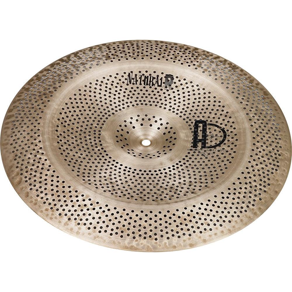 Agean R-Series Natural - Silent cymbal - 18" China with perforated design for electronic drum kits and silent practice