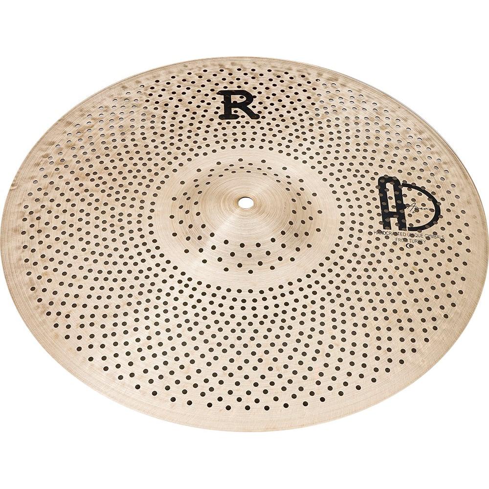 Agean R-Series - Silent cymbal - 16" Crash designed for quiet practice with perforated e-cymbal body and Agean logo