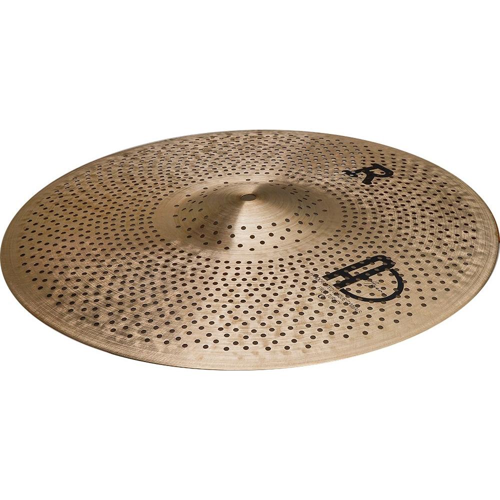 Agean R-Series - Silent cymbal - 16" Crash with multiple holes for electronic drum silent practice and e-drums setup.
