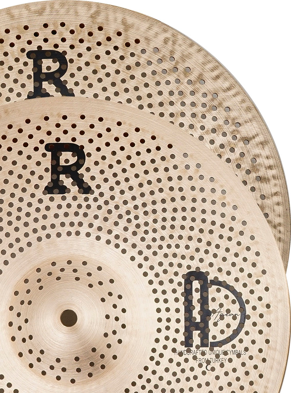 Agean R-Series - Silent cymbal hihat 14" with perforated metal design for electronic drum kits.