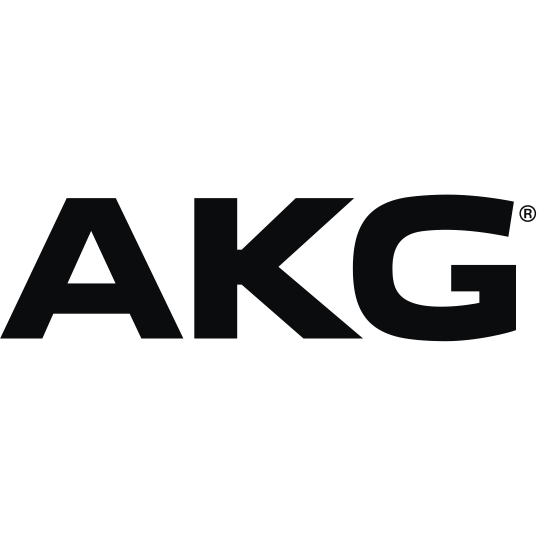 AKG brand logo in black, representing the AKG K371 Over-ear, closed-back, foldable studio headphones product line
