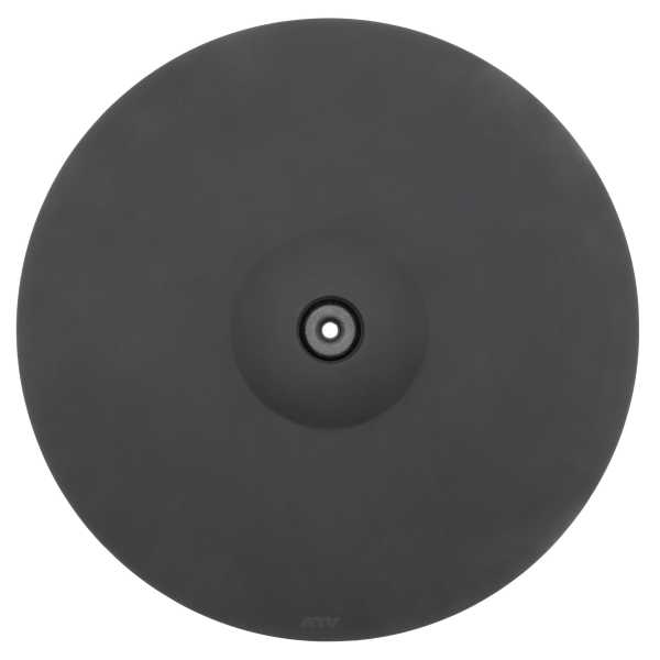 ATV aDrums Artist Series aD-C16 16 inch crash-ride cymbal in black with premium silicone rubber and 360 degrees triggering.