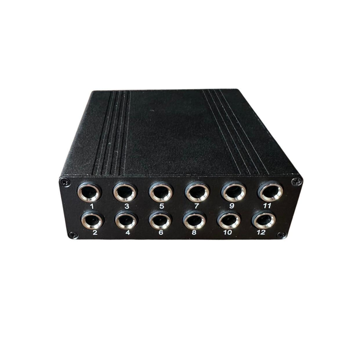 Audiofront eDRUMin 12 E-Drum-to-MIDI-Interface - Pre-Owned showing 12 numbered trigger input ports in black casing.