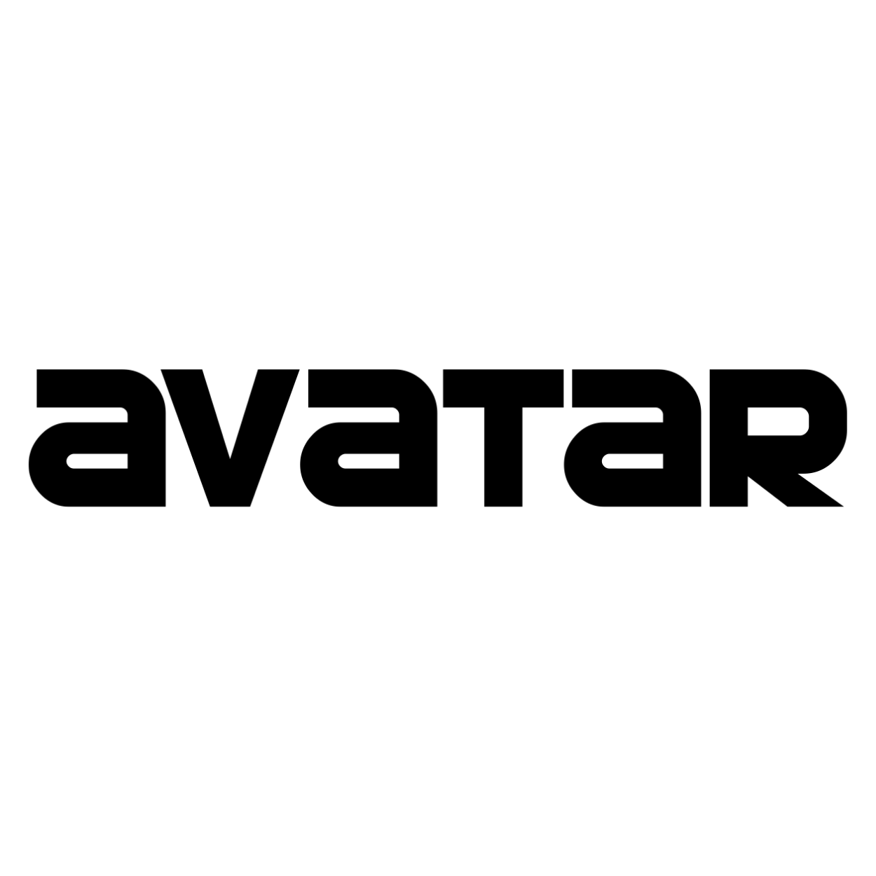 Avatar logo in bold black font representing the brand for the Avatar hihat/bass pedal for PD705 and PD708