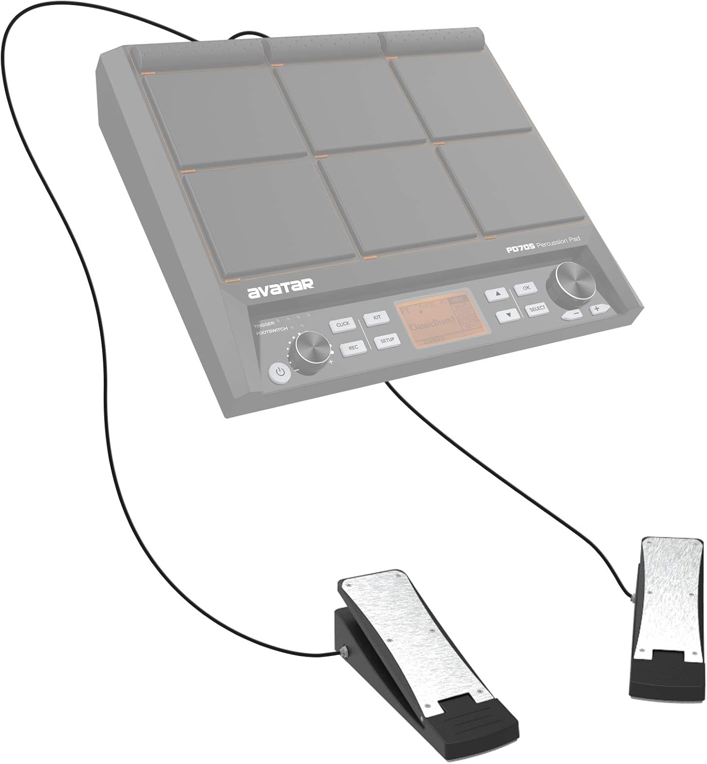 Avatar hihat/bass pedal for PD705 and PD708