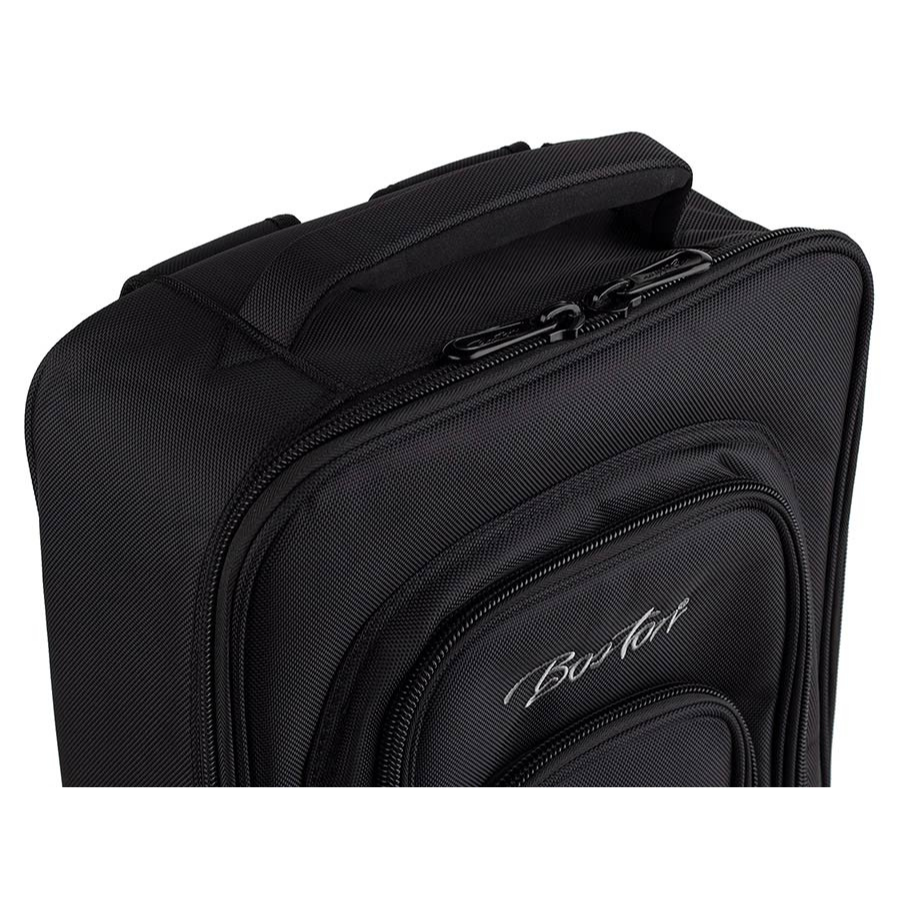 Boston Smart Luggage Backpack for Accessories in black with padded compartments and smart design by Boston