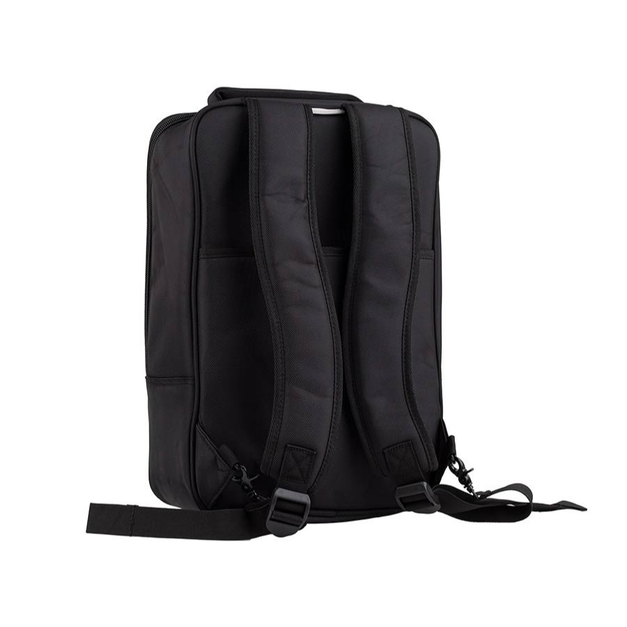 Boston Smart Luggage Backpack for Accessories in black with padded straps and smart design for musicians by Boston