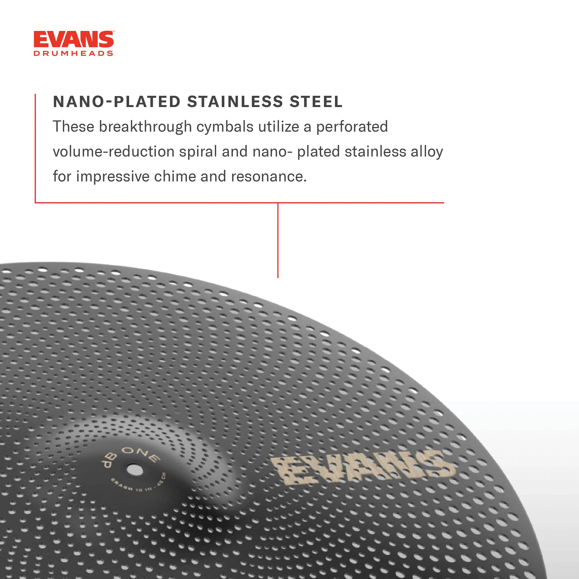 Evans dB One 20" leises Ride-Cymbal