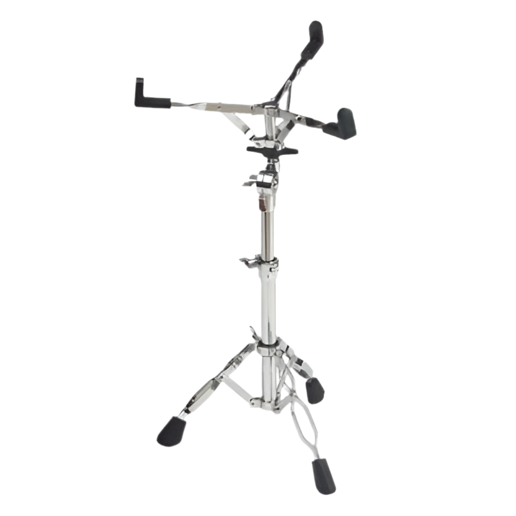 Dixon Medium Weight Double Braced Snare Stand PSS9280EX with chrome finish and rubber feet for stability