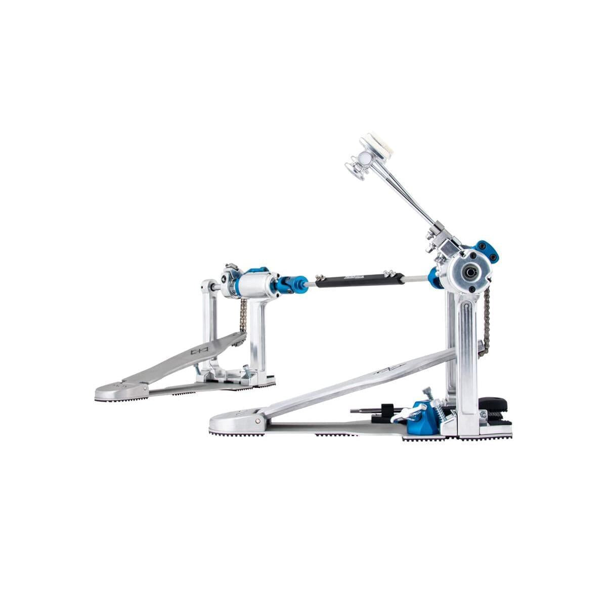 DIXON PP-PCPD1 Precision double bass drum pedal with double chain CAM system and adjustable smooth footboards by Dixon