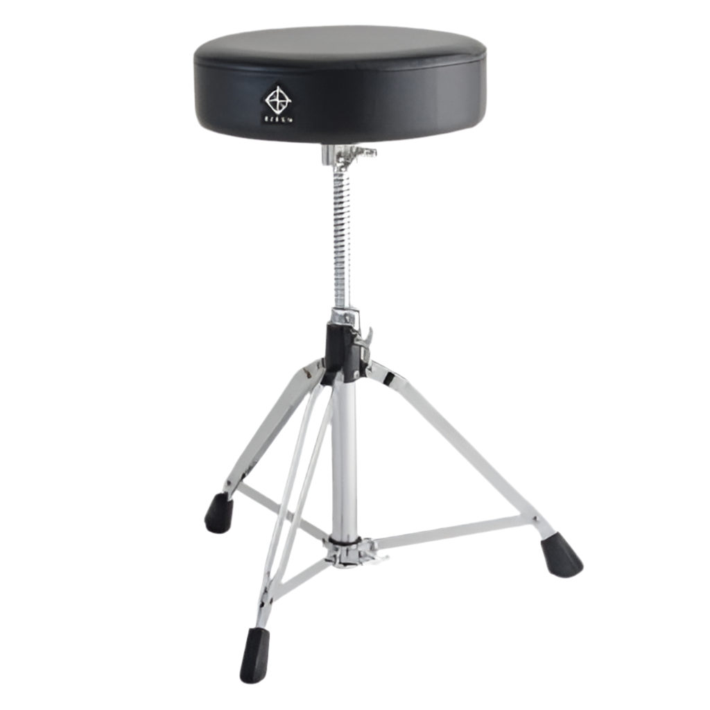 DIXON PSN-9 Drum throne with adjustable height, memory foam seat, and sturdy metal tripod base by Dixon.