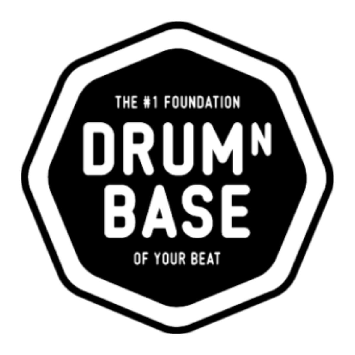DRUMnBASE logo featuring text "The #1 foundation of your beat" in black and white design for DRUMnBASE VP130-CLW Vintage Persian Classic Worn drum/stage mat 130 x 90 cm