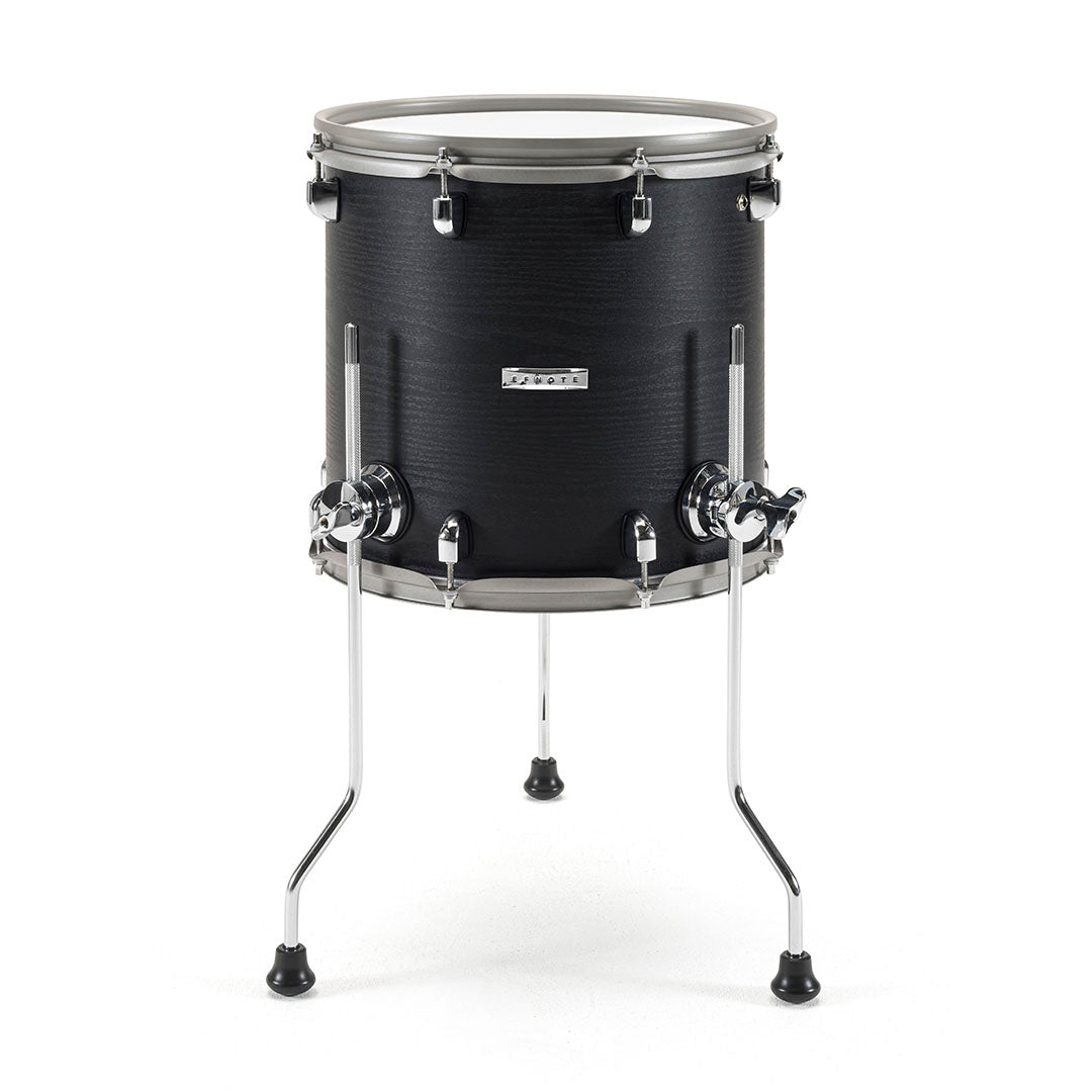 EFNOTE 13 inch Electronic Drum Floor Tom Pad Black Oak