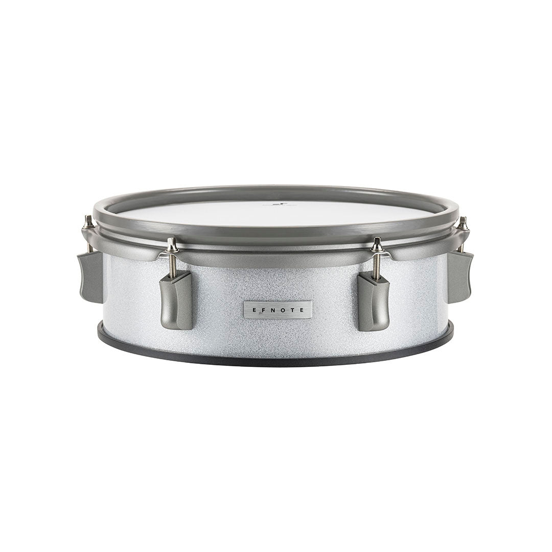 EFNote EFD-T12P-WS 12" Tom pad white sparkle with FRP shell, multi-sensor triggers, designed by EFNOTE.