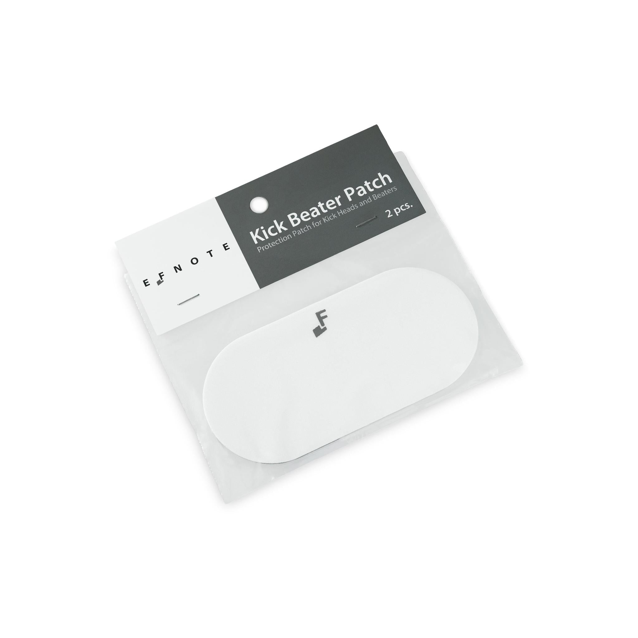 EFNote Kick Beater Patch 2-pack - EFD-KBP2 protects kick drum heads with durable white patches by EFNOTE vendor