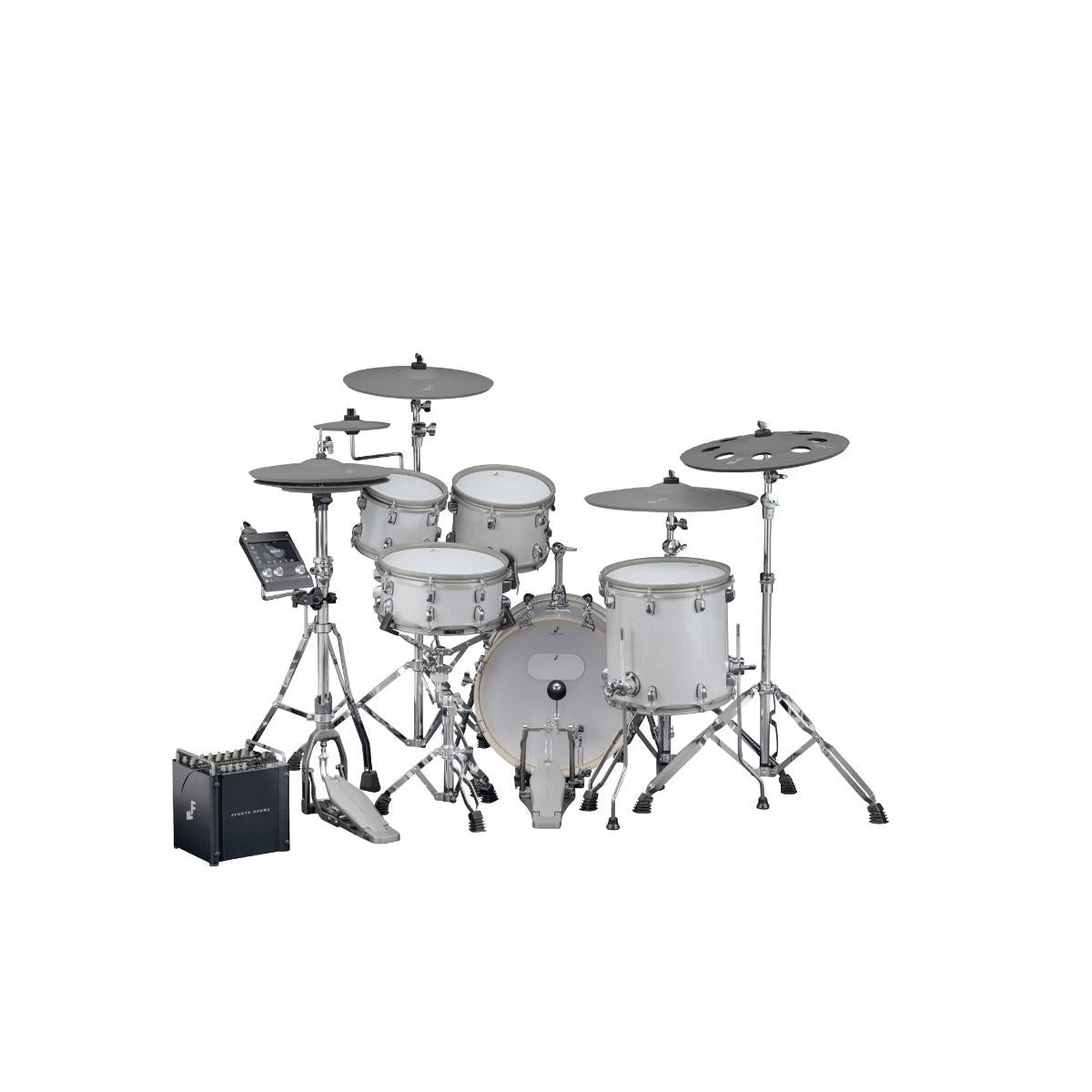 EFNote PRO 502 Modern Set - Professional Acoustic Feel E-Drums with advanced sound engine by EFNOTE in white finish