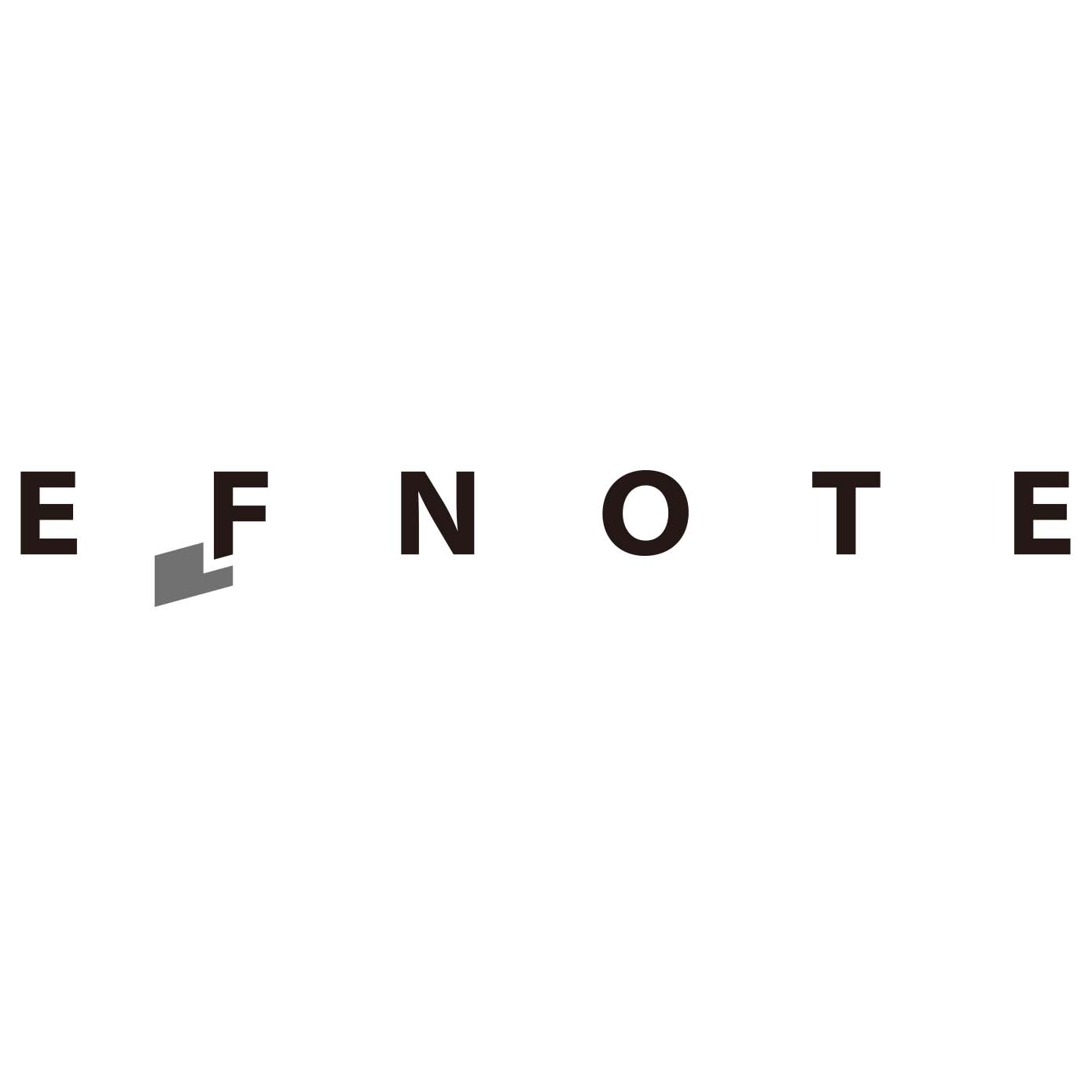 EFNOTE logo in bold letters representing the EFNote Pro 703 Power Set electronic drumming brand