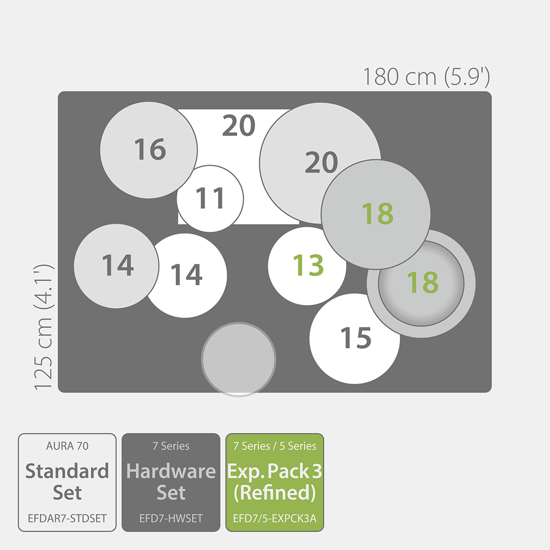 EFNOTE Aura 73 — Electronic Drum Kit, Dark Crash & China