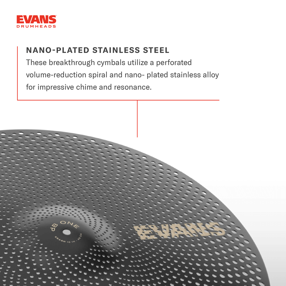 Evans dB One Set di piatti a volume ridotto da 14/16/18/20 pollici