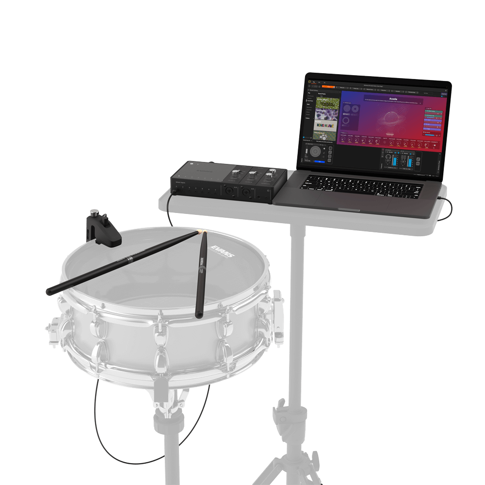 Evans Hybrid Sensory Percussion starterspakket, 1 drumsensor