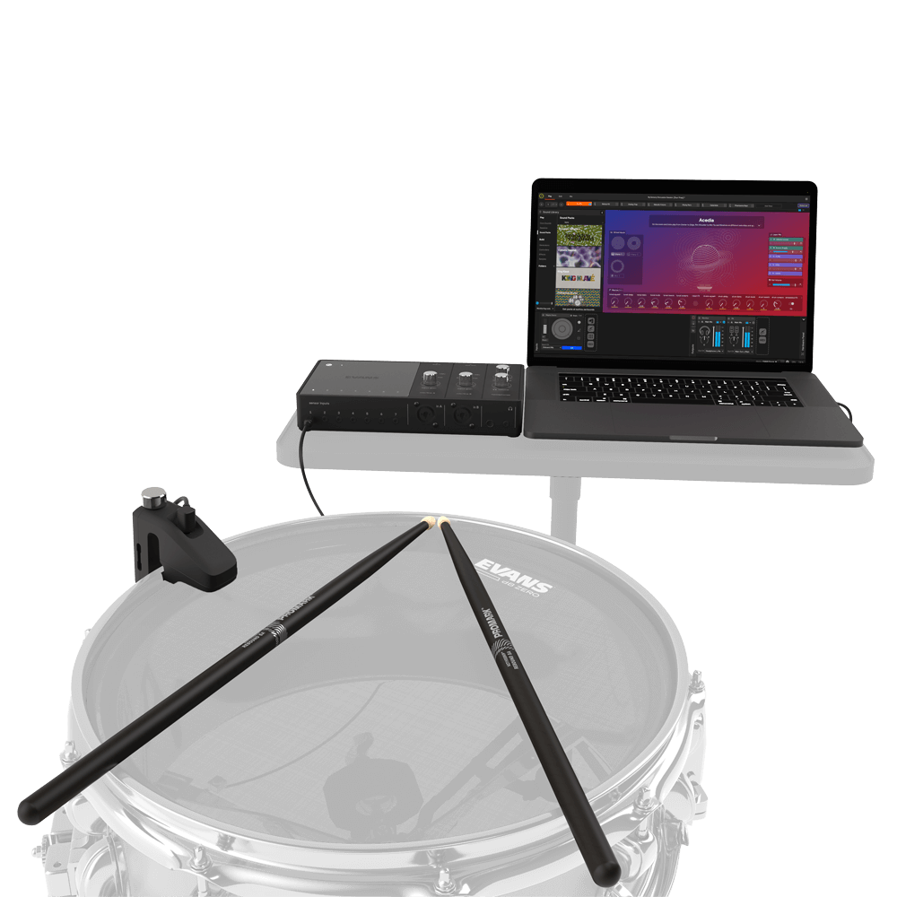 Evans Hybrid Sensory Percussion starterspakket, 1 drumsensor