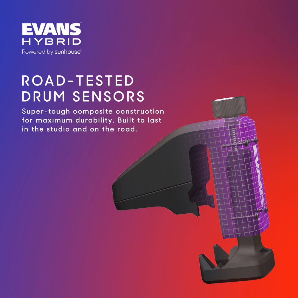 Evans Éléments de captation Hybrid Sensory Percussion, pack de 12