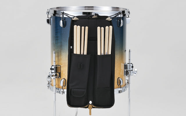 Tama TSB12 setup with elastic band