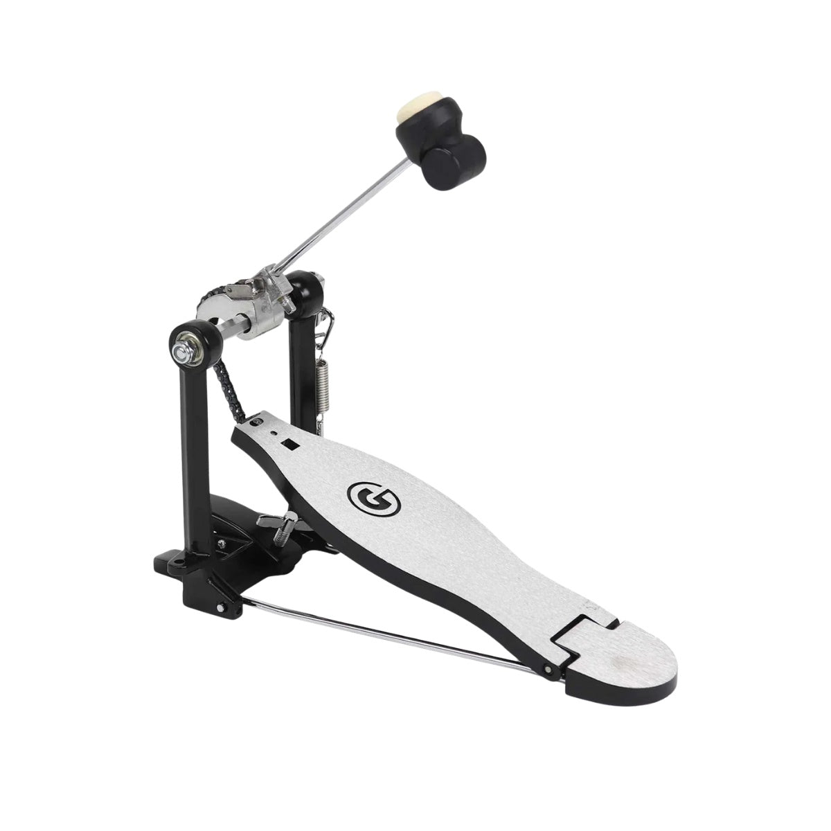 Gibraltar 4711SC 4000 Series Chain Drive Bass Drum Pedal with single-chain drive and sturdy frame for smooth, controlled playing