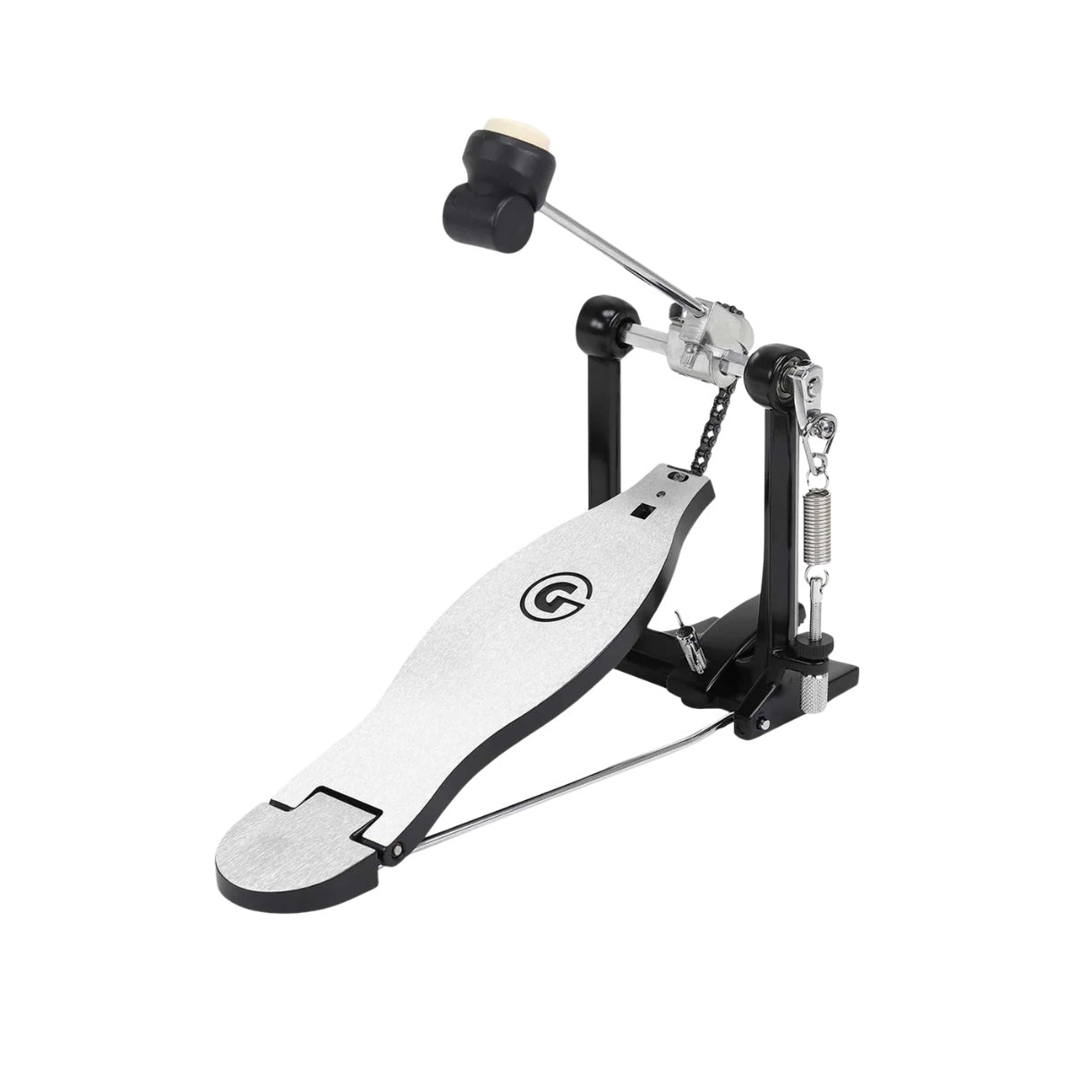 Gibraltar 4711SC 4000 Series Chain Drive Bass Drum Pedal with lightweight frame and responsive single-chain drive mechanism